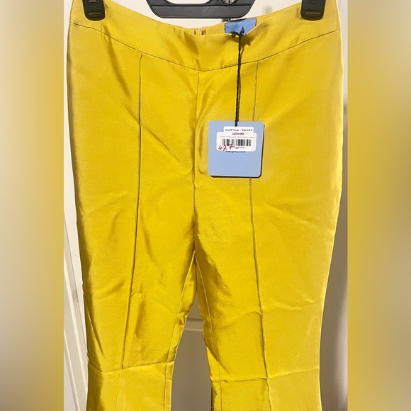 MacGraw The Circa 72 Trouser in Mustard Size 2 New with Tags - Picture 8 of 10